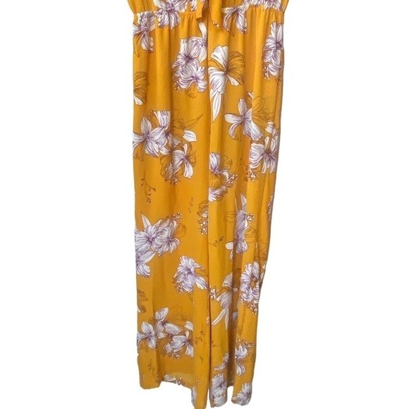 Superdown Floral Jumpsuit Size M Garden Party Bloomcore Wide Leg Spring Easter - Picture 6 of 10
